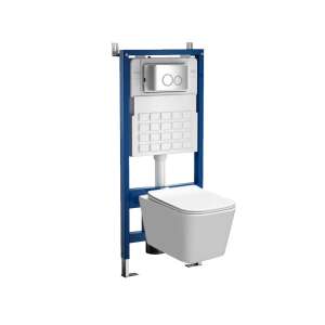 Set rezervor WC montat pe perete Roya Tina 82CHR 70375615 - Rezervoare WC