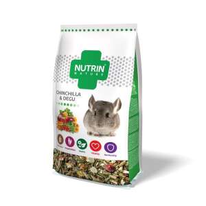 Nutrin Nature Csincsilla, Degu 750g rágcsálóeledel, teljes értékű táplálék csincsillák és deguk számára, gyógynövényekkel, zöldségekkel és vitaminokkal - Nutrin