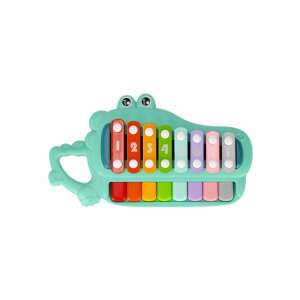 BamBam Krokodil Musikspielzeug, ein lustiges und lehrreiches Spielzeug für Babys mit Xylophon und Klaviertasten - Musikinstrumente zum Spielen
