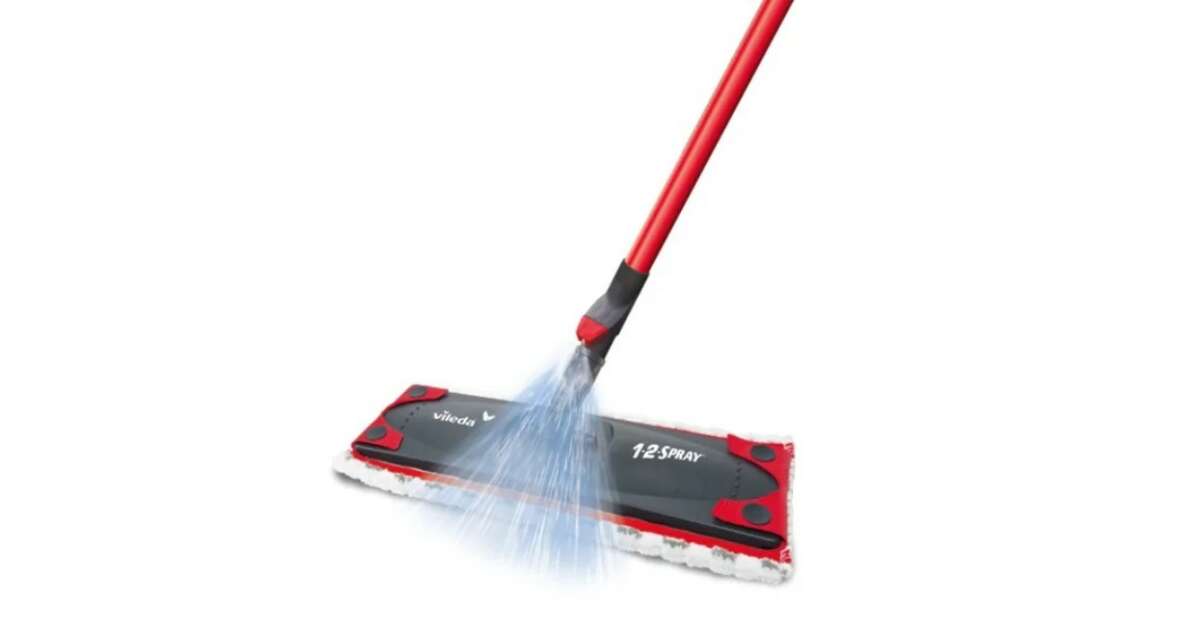 Vileda - 1-2 Spray Microfibra Piatto Spray Mop Con Microfibra Extra Refill Pad
