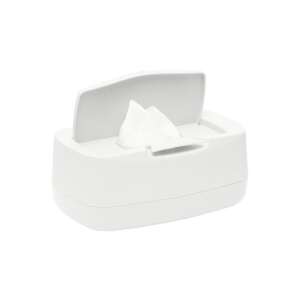 Bébé-Jou White Silk nedves törlőkendő adagoló, fehér, nyitott fedéllel, törlőkendőkkel - Törlőkendő adagoló, melegítő