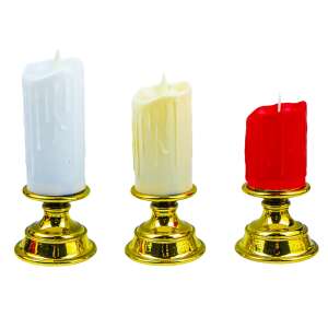 Decorative Candles - Candles, 3 pcs/set