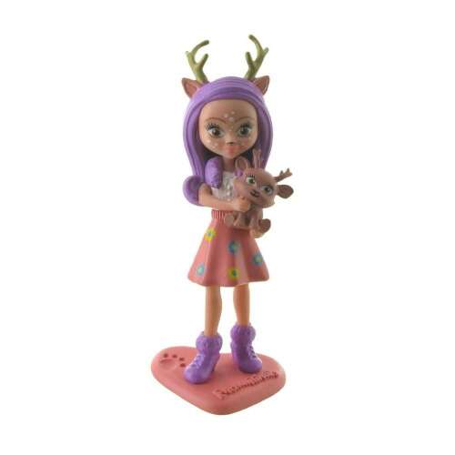 Comansi Enchantimals Danessa Deer i Sprint figurka. Kolekcjonerska figurka dziewczyny z cechami jelenia trzymającej jelenia.