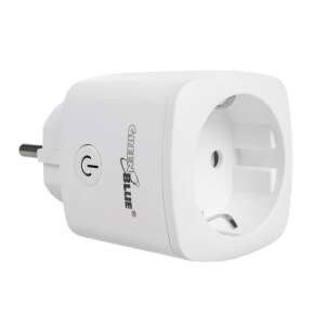 GreenBlue GB720F Inteligentny Gniazdko WiFi, białe, widok pod kątem - Lampy i oświetlenie