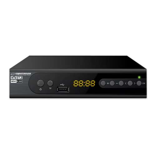 Esperanza EV106R DVB-T2 Set-Top Box Vorderansicht