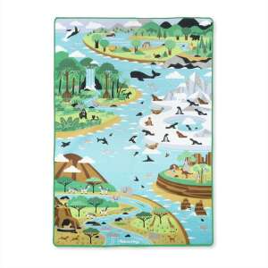 Melissa & Doug játszószőnyeg 200*150cm állatok élőhelyei 99479878 - Melissa & Doug