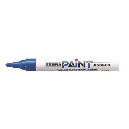 ZEBRA Lakový popisovač, 3 mm, ZEBRA &rdquo;Paint marker&rdquo;, modrý