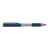 ZEBRA SL-F1 retractable ballpoint pen, blue ink, metal blue body