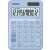 CASIO MS-20UC light blue desktop calculator with 12 digits