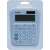 CASIO MS-20UC light blue desktop calculator with 12 digits in packaging