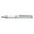 Zebra SL-F1 retractable ballpoint pen, metal white body, blue ink