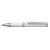 Zebra SL-F1 retractable ballpoint pen, metal white body, blue ink