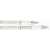 Zebra SL-F1 retractable ballpoint pen, metal white body, blue ink