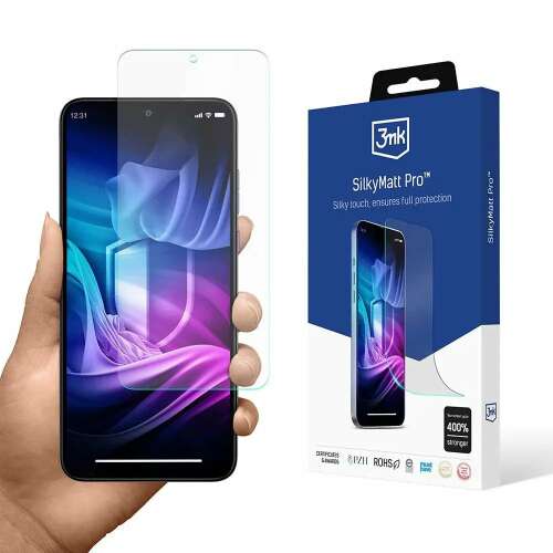 3mk SilkyMatt Pro képernyővédő a Motorola Edge 30 Neo telefonhoz, teljes védelem, selymes tapintás, 400%-kal erősebb - Kijelzővédő fólia