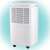 Home by Somogyi DHM10LR dehumidifier, white, side view
