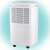 Home by Somogyi DHM10LR dehumidifier, white, side view