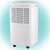 Home by Somogyi DHM10LR dehumidifier, white, side view