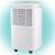 Home by Somogyi DHM10LR dehumidifier, white, side view
