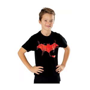 DC Batman logó Gyerek pamut póló gyerekeknek 130 cm 8 éves kortól 92015289 DC Gyerek póló