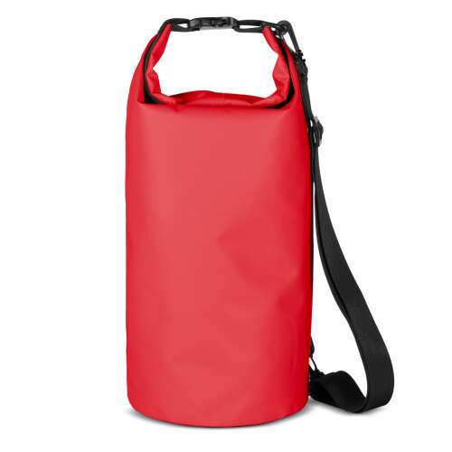 PVC vízálló hátizsák táska 10l - piros