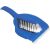 York Dustpan with Rubber Edge + Brush 23x10x33cm Compact Mix GREY 81091691
