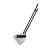 York Dustpan and Brush Set 25x21x88cm with Handles Mix GREY 83914179