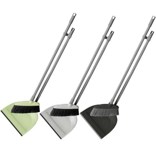 York dustpan and brush set, grey, green, white, 3 colors, cleaning supplies, home cleaning
