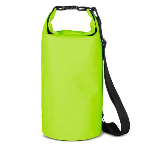 PVC vízálló hátizsák táska 10l - világoszöld