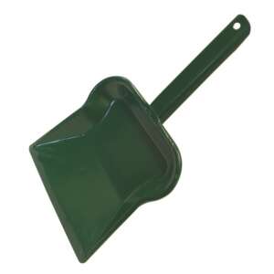 Green metal dustpan, 20x4,0x39cm, York - Dustpan
