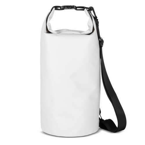 PVC vízálló hátizsák táska 10l - fehér