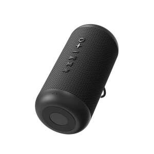 Astrum ST240 fekete hordozható Bluetooth hangszóró, ferde nézet - Astrum
