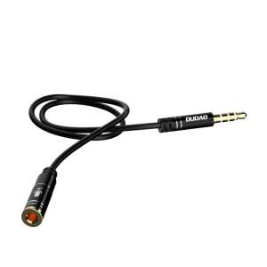 Audio Extension Cable Dudao L11S 3.5mm AUX, 1m (Black) 70392728 
