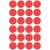 Avery 3004 18 mm rote runde selbstklebende Etiketten, 96er Pack