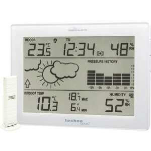 Techno Line MA 10410 Wireless Weather Station with indoor and outdoor temperature, humidity, and pressure readings - Weather Station