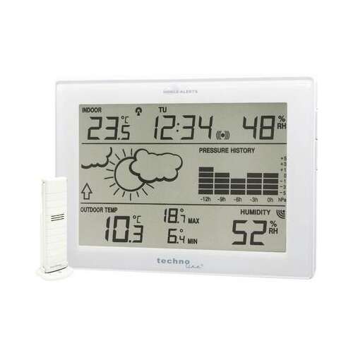 Techno Line MA 10410 Wireless Weather Station with indoor and outdoor temperature, humidity, and pressure readings