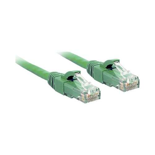 Cablu de rețea Lindy Cat.6 U/UTP RJ45, verde, 2 metri