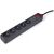 Gembird SPG5-C-10 surge protector / distribution 5 Schuko 3m black 70406855