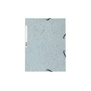 Exacompta A4 hellgrauer Pressspan-Ordner mit Gummiband - Exacompta