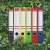 Esselte No.1 A4 50mm ring binders in various colors, recycled and recyclable, CO2 neutral