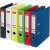 Esselte No.1 A4 50mm ring binders in various colors, recycled and recyclable, CO2 neutral
