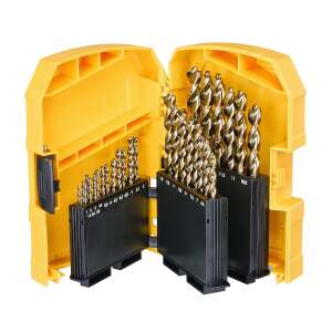 DEWALT DT926-XJ 29 piece drill bit set, open case with all drill bits visible - Dewalt Drill bit