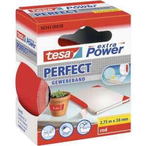 tesa extra Power Perfect Gewebeband 2,75m 38mm rot (56343-00038-02) 70413078 - Bürobedarf