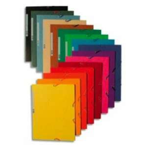 Exacompta A4 gumis mappák különböző színekben - Irattartó mappa