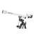 Telescop refractor Bresser Classic 60/900 EQ, alb, cu trepied