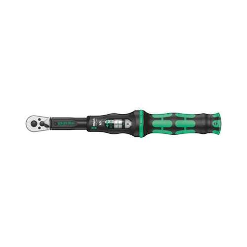 Wera Click-Torque A 5 nyomatékkulcs, 1/4 hüvelykes meghajtás, 2.5 - 25 Nm