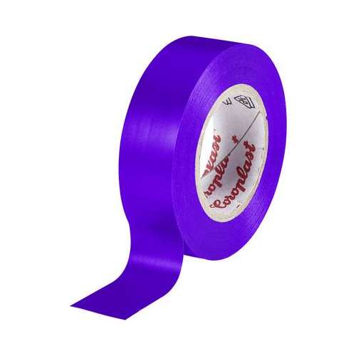 Coroplast 302 lila PVC elektromos szigetelőszalag, 25m x 19mm - Ragasztó