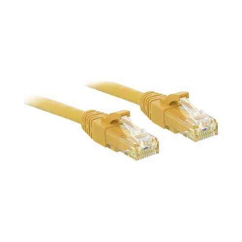 Lindy Cat6 U/UTP Gelbes Patchkabel mit RJ45-Steckern