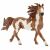 Schleich Pinto Stallion, brown and white horse figurine for collectors