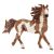 Schleich Pinto Stallion, toy horse for imaginative play, 16cm