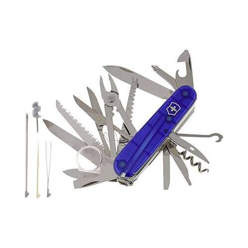 Victorinox SwissChamp 1.6795.T2 multifunkciós zsebkés, 33 funkcióval, kék